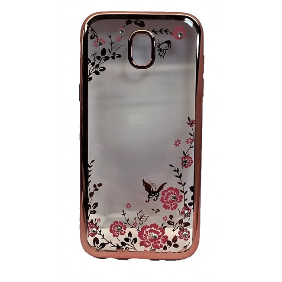 Capa With Flower Design Samsung Galaxy J5 2017 J530 Pink